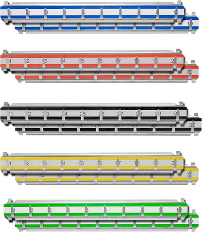 BARSKA AF13684 Labeled Key Shelves w/ 101-200 Numbered Hooks for Key Cabinets