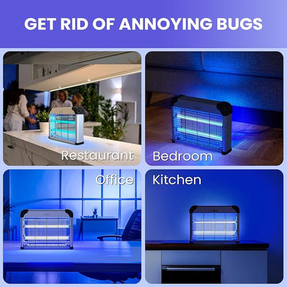LiBa Bug Zapper Replacement Bulb 10W 2-Pack, UV Lamp for 20W Indoor Zapper | 10W UV replacement tubes, restore insect attraction, easy to install, 2-pack