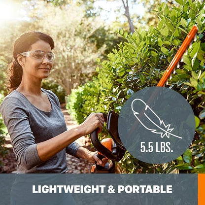 Worx Nitro Cordless Leaf Blower Bundle with Hedge Trimmer