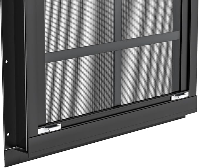2 Pack Shed Windows 18" W x 23" H Flush Mount, Black Household Windows for Playhouses, Barns, Chicken Coop