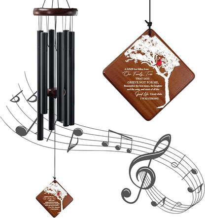 Memorial Wind Chimes for Outside, 36" Memorial Gifts for Loss of Loved One, Windchimes in Memory of Loved one,Sympathy Wind Chime Gifts,Bereavement Outdoor Chimes for Garden, Patio Decoration