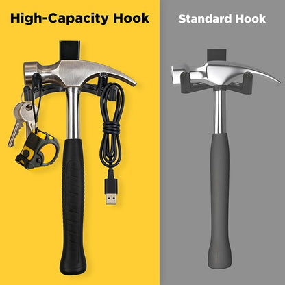 6-Pack Double-Head Shed Hooks for Suncast & Craftsman, Heavy-Duty PC | Patent-Pending Design | Holds Up to 50 lbs | Secure Threaded Installation | Weather Resistant | U-Shape | Shed Organization