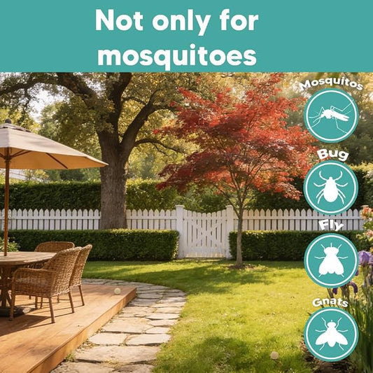 AJOQFKTD Mosquito Repellent Outdoor Patio, Mosquito Repellent Balls, Mosquito Repellent for Room, Mosquito Repellent Indoor, Mosquito Deterrent for Yard, Covers 120 Sq Ft, 60 Days Protection, 8 Packs