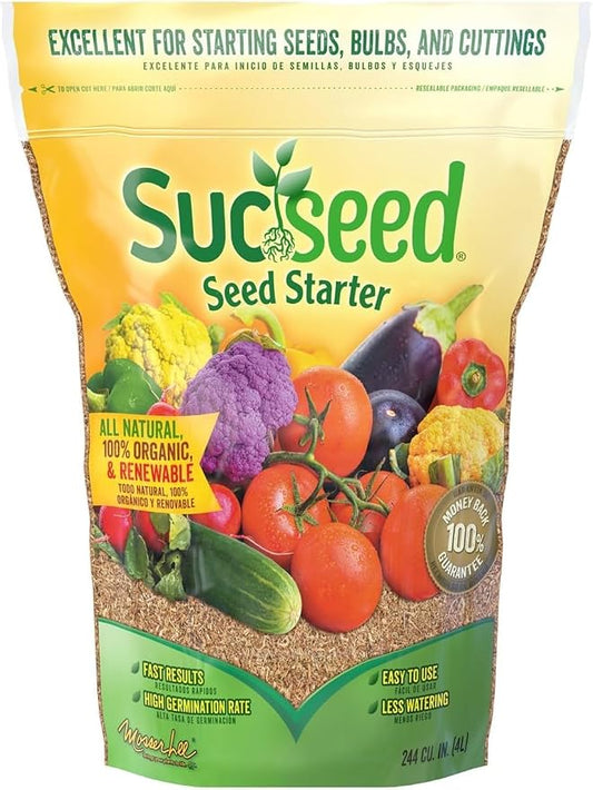 Mosser Lee ML0003 SucSeed® Premium Seed Starter 244 Cubic inch (4L) (Pack of 12)