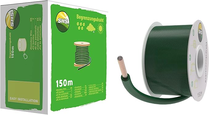RASENFREUND 150 m Boundary Cable for Robotic Lawnmower, Lawn Mower, Lawn Robot Accessory Set, Boundary Wire for Search Cable, Compatible with Gardena/Bosch/Husqvarna/Worx/Honda, Diameter 2.7 mm