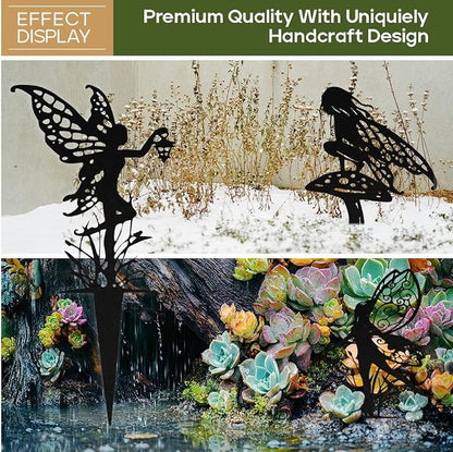 Decorative Garden Stakes, Fairy Garden Statues for Home and Garden (9)