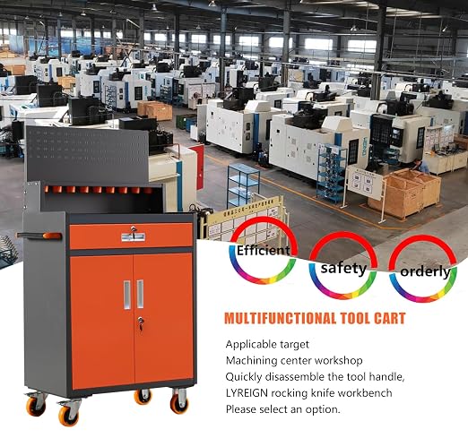 CAT/BT40 Large Capacity CNC Tool Storage Cabinet, CNC Tool Holder Vertical Drawer Cabinet for Warehouse Workshop Factory Garage Machining Centers
