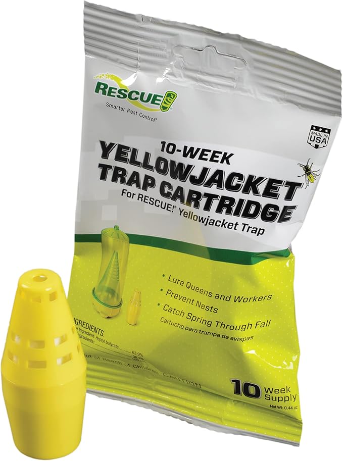 RESCUE! Yellowjacket Attractant Cartridge (10 Week Supply) – for RESCUE! Reusable Yellowjacket Traps