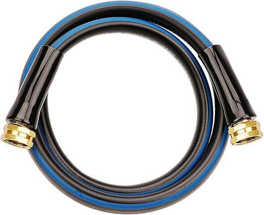 SheeChung Short Garden Hose 5ft x 5/8",Water Hose for Hose Reel Faucet,Leader Hose with Female to Female Fittings,Short Hose 5ft,Rubber Garden Hoses,3/4"GHT