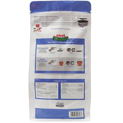 Jobe’s Organics Granular Bulb Fertilizer, Organic Bulb Fertilizer for Tulips, Daffodils, and Other Bulbs, 4 lbs Bag