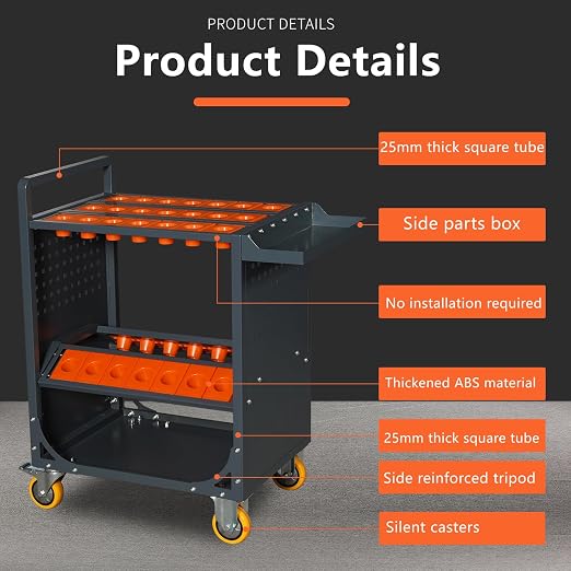 CAT/BT40 Large Capacity CNC Tool Storage Cabinet, CNC Tool Holder Vertical Drawer Cabinet for Warehouse Workshop Factory Garage Machining Centers