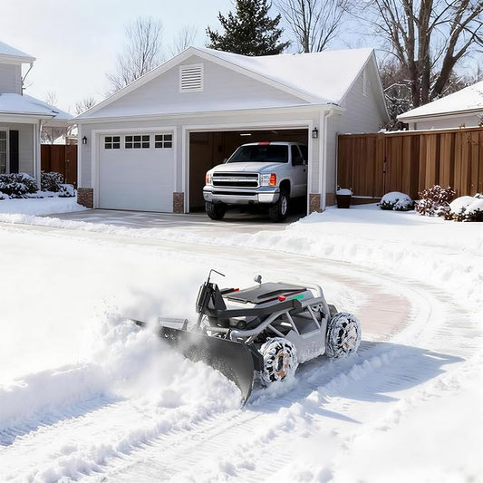 Mowrator S1 4WD 18Ah Remote Control Lawn Mower, All-Season Yard Care, 75% (37°) Slope Climbing, 21" Cutting Width, 1.5–4.3" Adjustable Cutting Height, Up to 1.12 Acres