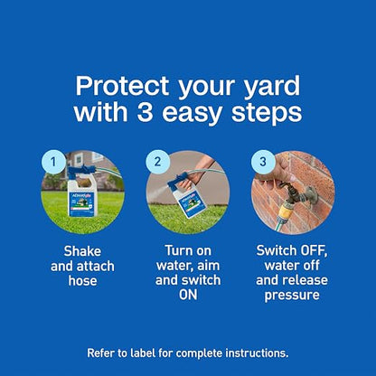 ADAMS Plus Flea and Tick Spray for Yard, Kills Fleas, Ticks, Mosquitoes, Ants and Many Other Listed Nuisance Pests, Treats Up to 5,000 Square Feet, Easy-To-Use Hose-End Spray, 32 Fluid Ounces