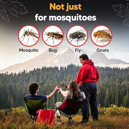 Mosquito Repellent Outdoor Patio, Mosquitoes Repellent Indoor, Keep Mosquito Away, Covers 120 sq ft of Space,Safe for People and Pets, Perfect for Patio,Bedroom,Garden,Camping-12P