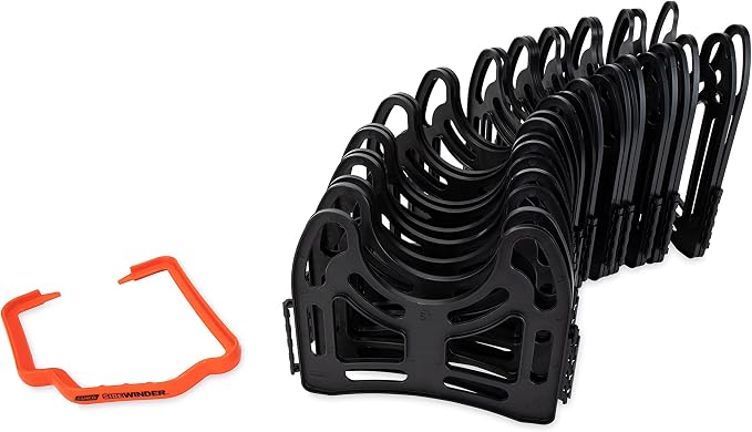 Camco RhinoFLEX 20’ Camper/RV Sewer Hose Kit + Camco Sidewinder 10-Ft Camper/RV Sewer Hose Support