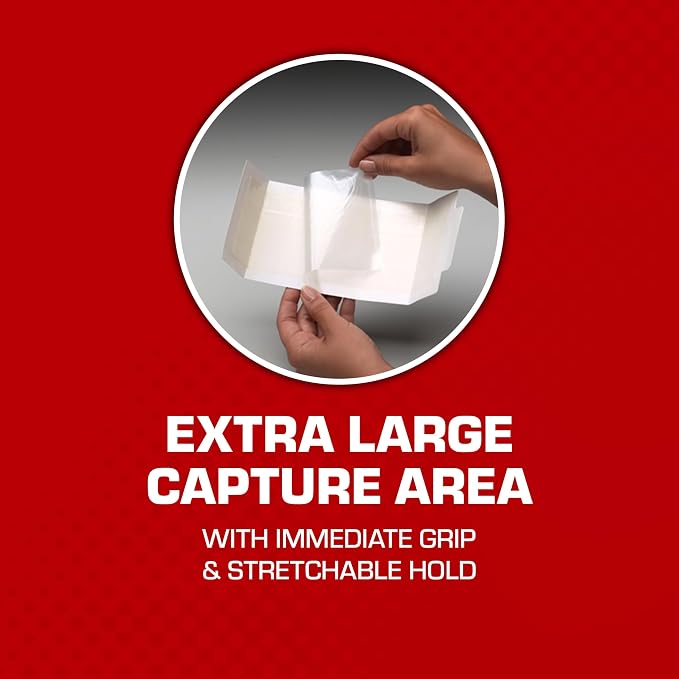 Tomcat Glue Boards with Immediate Grip Glue for Mice, Cockroaches, and Insects, Ready-to-Use, 8-Pack (32 Glue Boards)
