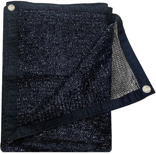 Cool Area 55% Sun Shade Cloth Mesh Tarp with Grommets for Plant Cover 8x10ft Patio Canopy Garden Pergola Greenhouse Car Barn Kennel Black