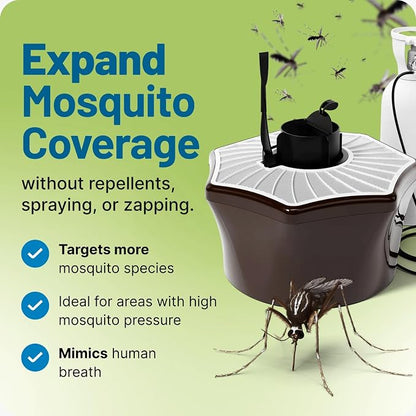 Biogents Mosquitaire Outdoor Mosquito Trap with CO₂ Booster & Sweetscent Lure | Eco-Friendly, Pesticide-Free, Pet-Safe Repellent Alternative | Electric Catcher for Comprehensive Mosquito Control