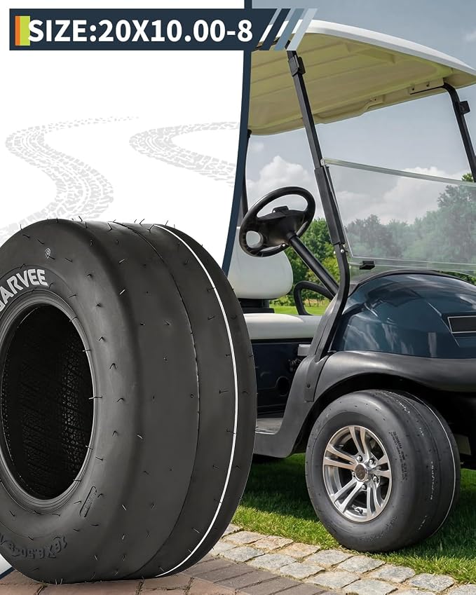 2 Pack 16x6.50-8 Lawn Mower Tires,16x6.5-8 NHS Off-Highway Tires, 16x6.5x8 Turf Tires Replacement for Riding Mower Garden Tractor Golf Cart Utility Vehicle,4PR Tubeless