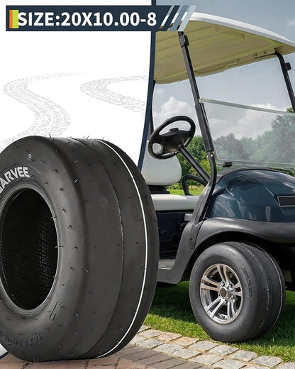 2 Pack 16x6.50-8 Lawn Mower Tires,16x6.5-8 NHS Off-Highway Tires, 16x6.5x8 Turf Tires Replacement for Riding Mower Garden Tractor Golf Cart Utility Vehicle,4PR Tubeless