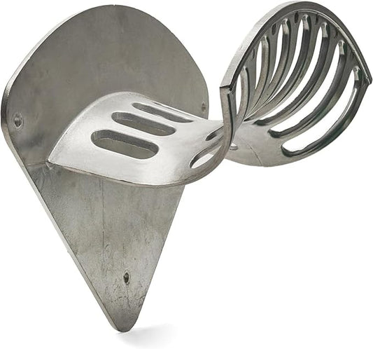 Hose Holder - Heavy Duty Aluminum Water Hose Hanger Wall Mount - Garden Hose Reel for 200ft 1/2" Hoses - Water Hose Holder - Hose Rack for Outside by Kings County Tools