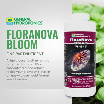 General Hydroponics GH1632 Flora Nova Bloom, Quart, 1