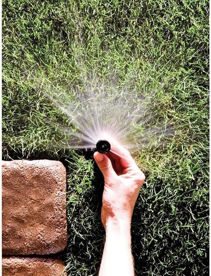 Rain Bird 1804NPPRS Pressure Regulating (PRS) Professional Non-Potable Water Pop-Up Sprinkler, Adjustable 0° to 360° Pattern, 8' - 15' Spray Distance, 4" Pop-up Height, Purple Cap