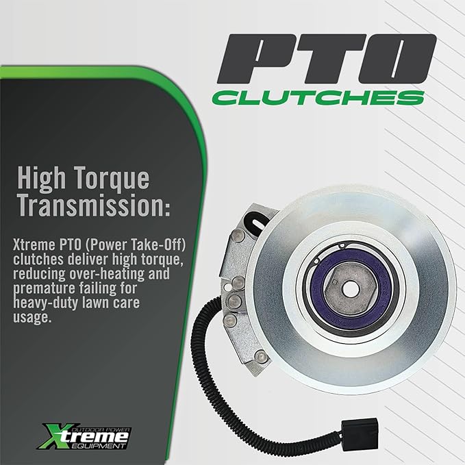 Xtreme Outdoor Power Equipment X0424 PTO Clutch Compatible with/Replacement for John Deere 145, 155C, 190C, L120, L130, LA130, LA140, S140, S160, S170 and S180 GY20108, GY20652, GY20878, GY21339