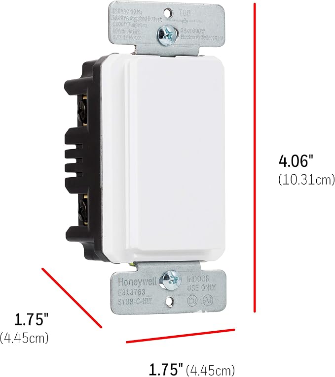 UltraPro Wall Push Timer, 8 Easy-to-Use Preset, Countdown Options, Manual ON/Off Buttons overrides, Indoor or Outdoor Lighting – 40989, 1 Pack, White