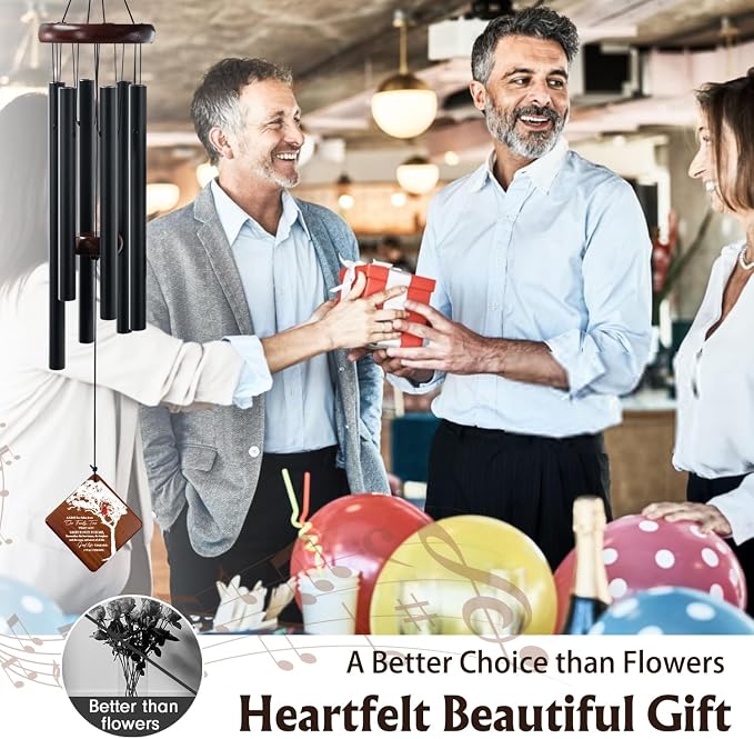 Memorial Wind Chimes for Outside, 36" Memorial Gifts for Loss of Loved One, Windchimes in Memory of Loved one,Sympathy Wind Chime Gifts,Bereavement Outdoor Chimes for Garden, Patio Decoration