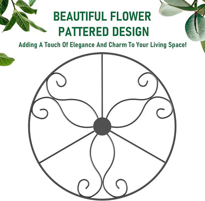 2-Pack Hanging Planters for Indoor Plants - Heavy Duty Metal Plant Hanger Indoor with 3 Chains and Hooks – Aesthetic Hanging Plant Holder for an Instant Gardening Decor
