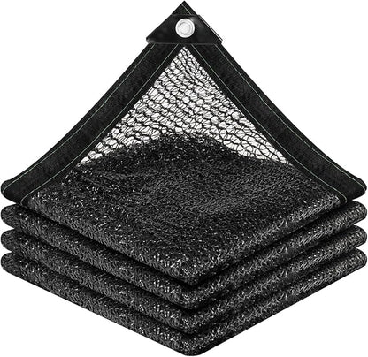 vensovo 30% Sunblock Shade Cloth Net Black Resistant - 8x20 Ft Garden Shade Mesh for Plant Cover, Greenhouse, Chicken Coop, Kennels, Tomatoes Plants
