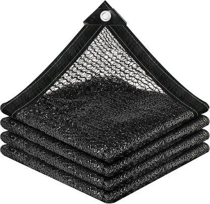 vensovo 30% Sunblock Shade Cloth Net Black Resistant - 6x20 Ft Garden Shade Mesh for Plant Cover, Greenhouse, Chicken Coop, Kennels, Tomatoes Plants