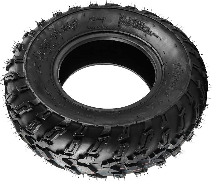 PHILTOP ATV UTV All-Terrain Tires 23x7-10, 6-Ply Super Mud 23x7-10 ATV Tires for Riding Mowers, Golf Carts, Set of 2 (Z-183)
