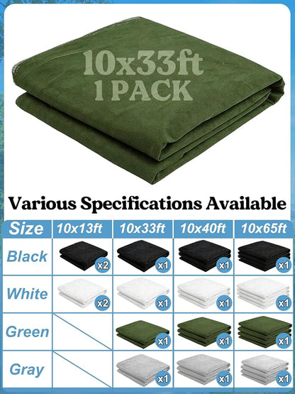 ANPHSIN 33x10ft Ultra fine Mosquito Net for Patio - Mesh Netting Screen for Outdoor Garden Porch Balcony, Protects Skin & Plants from Bugs, Birds, Green
