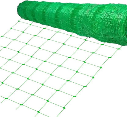 Toolazy Trellis Netting Roll 4ft x 3280ft Green - Heavy Duty 6" Mesh Plant Support Net for Climbing Vegetables, Scrog Netting for Grow Tent Tomato Cucumber Pea Bean Grape Vine Garden Hydroponic