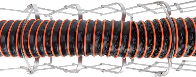 Camco Aluminum Sewer Hose Support, Supports Sewer Hoses Up to 10', Includes Strap Kit to Secure Your Hose in Place, Durable Construction, Lightweight Design, 40351