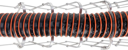 Camco Aluminum Sewer Hose Support, Supports Sewer Hoses Up to 10', Includes Strap Kit to Secure Your Hose in Place, Durable Construction, Lightweight Design, 40351