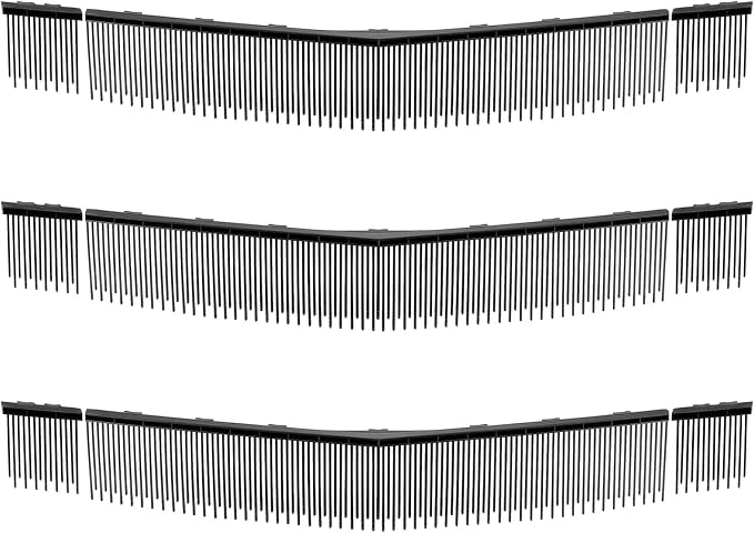 VEVOR 3 Packs Lawn Sweeper Brush Replacement, Compatible with VEVOR 30 in Lawn & Leaf Collector Sweepers, Yard Sweeper Brush Paddle with Durable V-Shaped Bristles for Easy Grass Leaf Cleanup