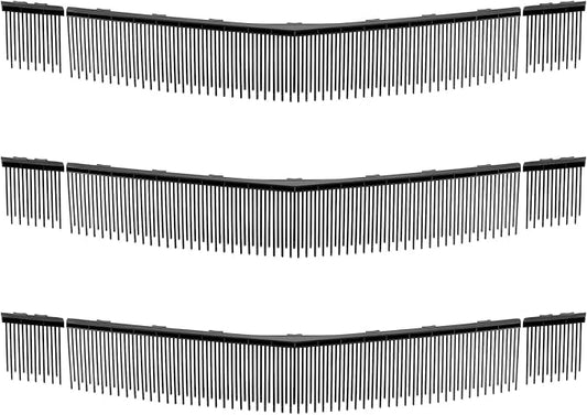 VEVOR 3 Packs Lawn Sweeper Brush Replacement, Compatible with VEVOR 30 in Lawn & Leaf Collector Sweepers, Yard Sweeper Brush Paddle with Durable V-Shaped Bristles for Easy Grass Leaf Cleanup