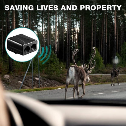 Frienda 8 Pcs Deer Whistles for Vehicles, Car, Deer Horn | Avoids Collisions, Vehicles Wind Activated Ultrasonic Waterproof Warning for Car Motorcycles Animal Save Alert Trucks