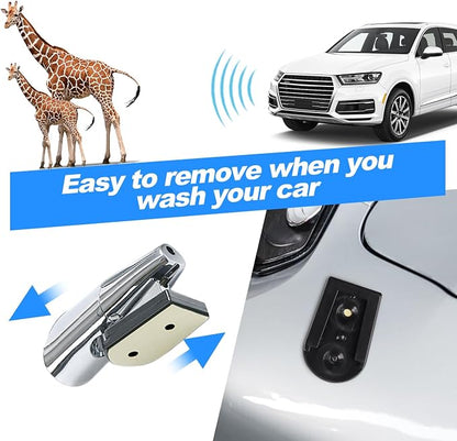 4pcs Deer Warning Whistles Device for Car, Anti-Deer-Ultrasonic-Whistle, Save Animal Horn Alert Protector Device, Automotive Invisible Safety Sensor for SUVs Truck Motorcycle Off-road Vehicle RVs Taxi