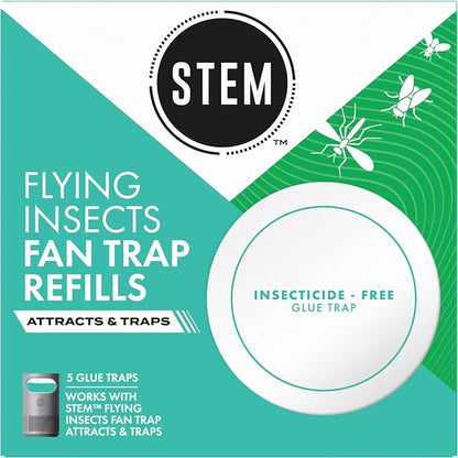 STEM Flying Insect Fan Trap Glue Reﬁll Pads, 5 Count
