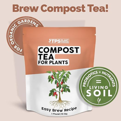 Compost Tea Starter – Granular Microbial Blend for Faster Brewing, Stronger Microbes & Richer Compost, 6 oz