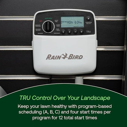 Rain Bird TRU6I Program-Based Indoor Irrigation Controller/Timer, WiFi Ready, 6-Zone/Station