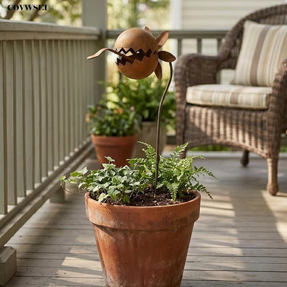 Garden Decor for Outside - Metal Venus Flytrap Garden Stakes Decorative, 24 Inch Metal Carnivorous Plants for Outdoors, Yard Art Garden Decorations for Outdoor Lawn Porch Pathway