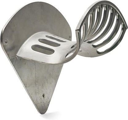 Hose Reel - Heavy Duty Aluminum Water Hose Hanger Wall Mount - Water Hose Holder for 100ft 1/2" Hoses - Hose Rack for Outside - Water Hose Holders for Outside by Kings County Tools