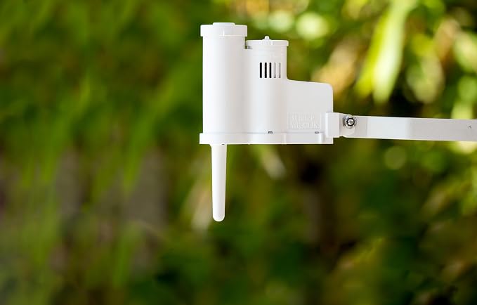 Hunter Rain-Clik WRCLIK Wireless Rain/Freeze Sensor for Sprinkler System | Wireless rain/freeze shutoff sensor for most sprinkler controllers; gutter, wall, fence, or eave mounting