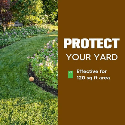 LEBMP Mole Repellent, Gopher Repellent, Groundhogs Repellant Outdoor, Vole Deterrent, Armadillo Repellent for Lawns, Keep Mole Out of Yard, Get Rid of Gophers, Covers Up to 120 Sq Ft-8Pcs