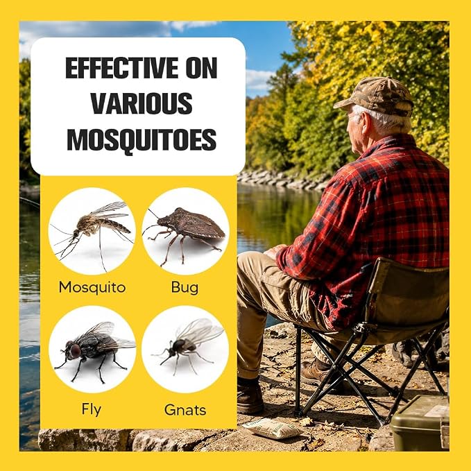Mosquito Repellent Outdoor Patio,Mosquito Deterrent for Yard,Mosquito Repellent Indoor,Mosquito Repellant for Room,Mosquito Deterrent for Patio,Plant-Based Ingredients-8P